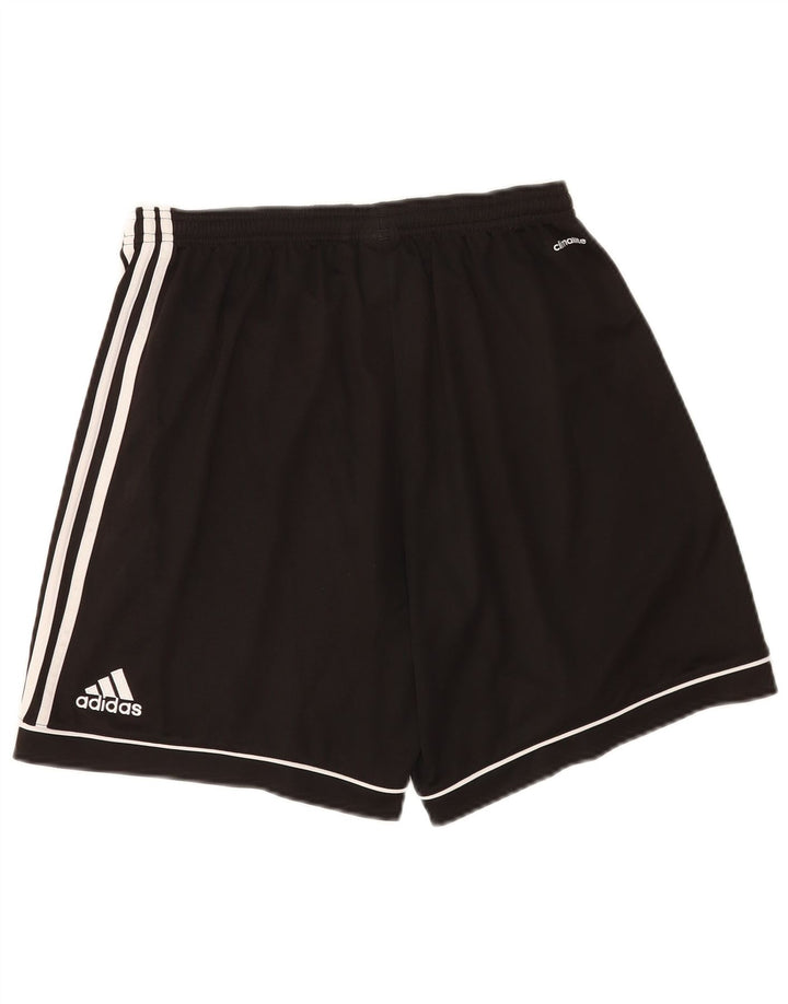 Adidas Short de sport Climalite pour homme, grand, noir, polyester