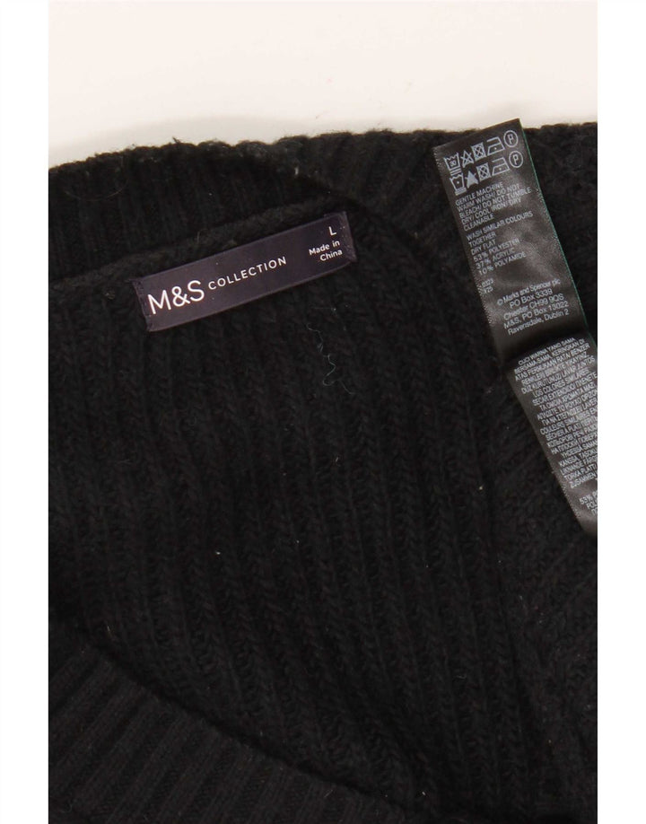 Marks & Spencer Débardeur pour homme Large Noir Polyester
