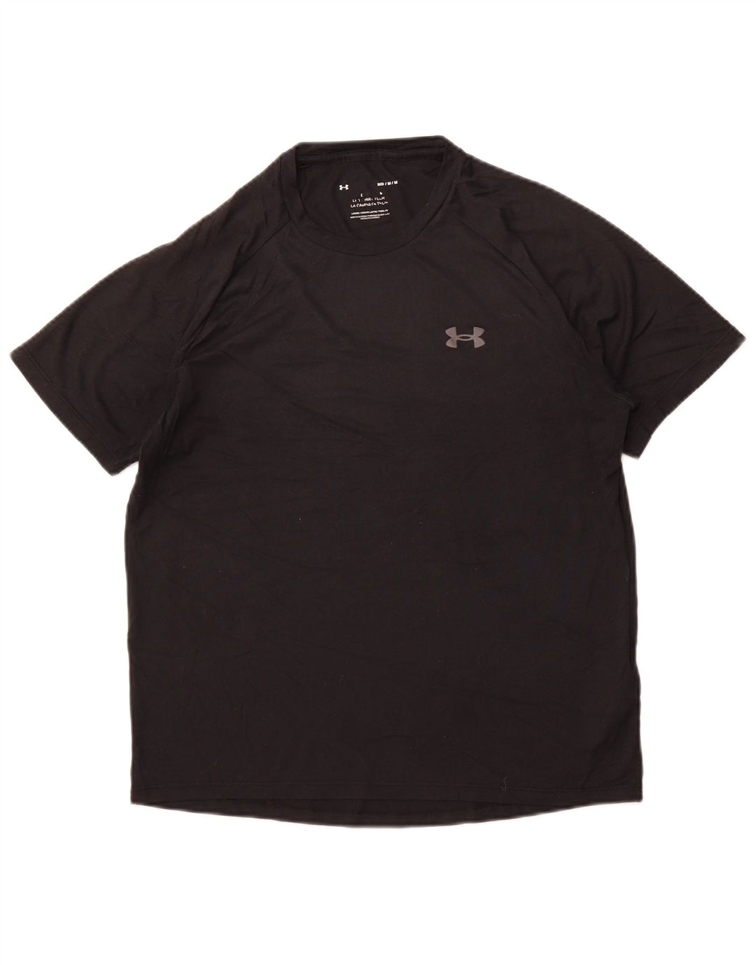 UNDER ARMOUR T-Shirt Homme Noir Moyen Polyester