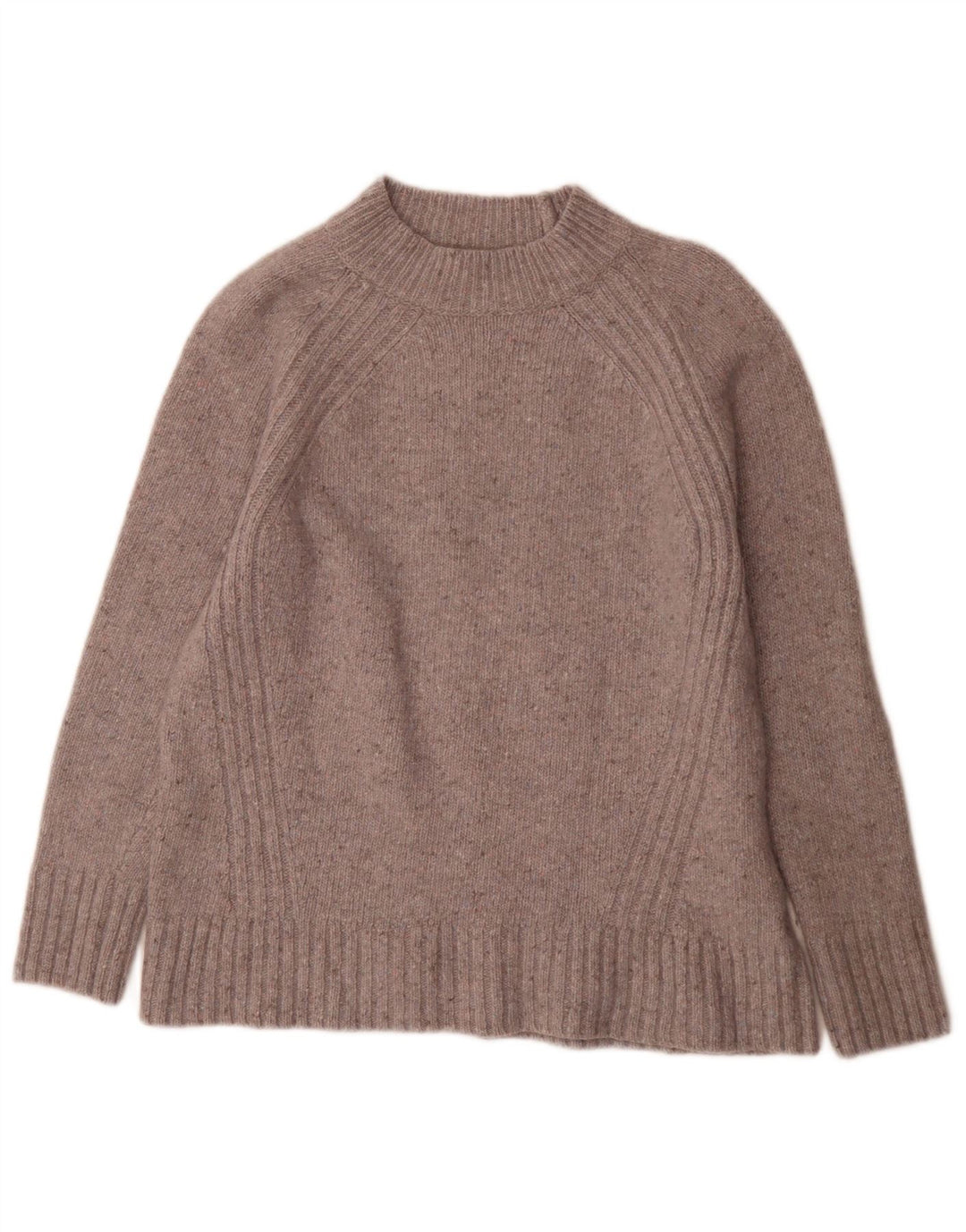 White Stuff Pull à col roulé pour femme UK 14 Large Gris Moucheté