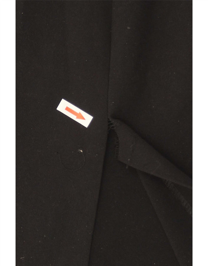 Zara Robe fourreau pour femme UK 18 XL Noir Polyester