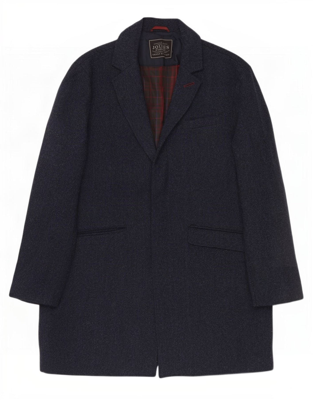 Joules Manteau Homme UK 42 XL Bleu Marine Laine