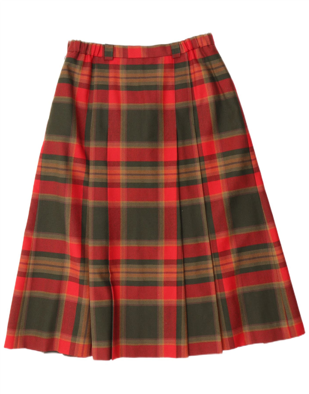 THE HOUSE OF BRUAR Jupe trapèze pour femme UK 16 Large W33 Plaid rouge