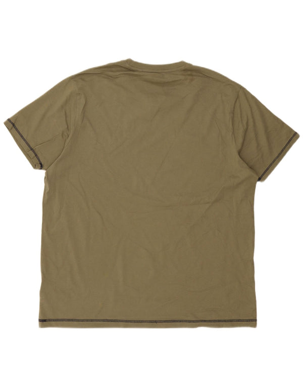 Penguin T-Shirt Homme Top 3XL Vert Coton