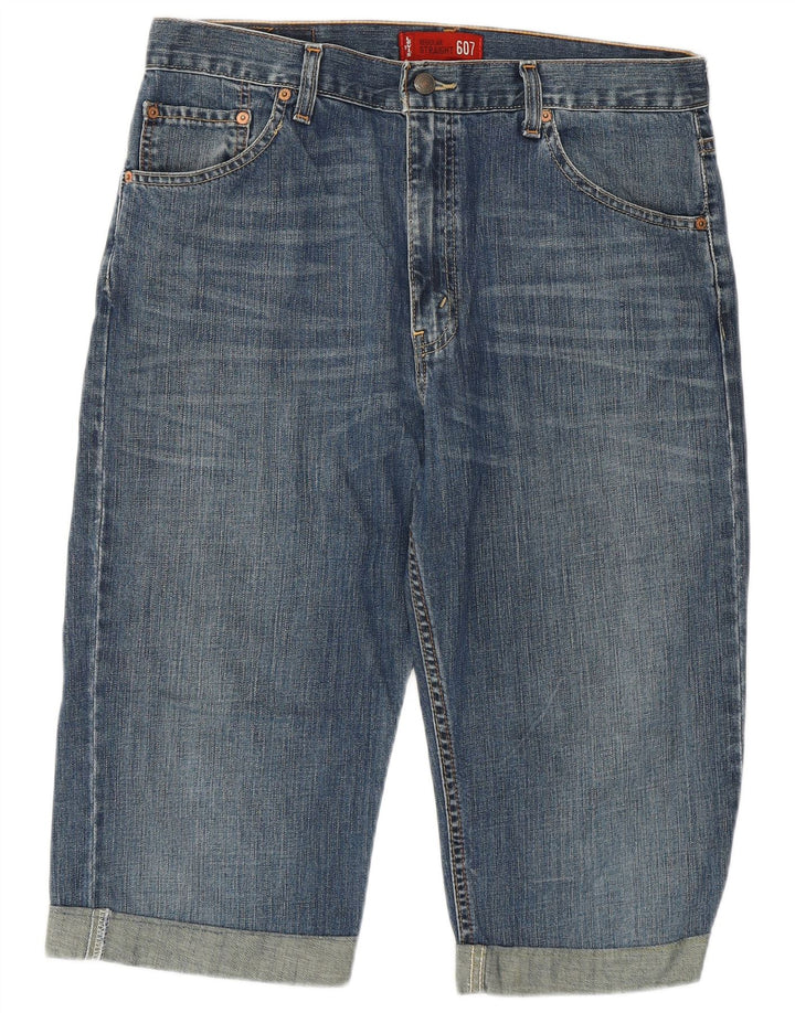 Levi's Short en Jean 607 Regular Femme W34 Large Bleu