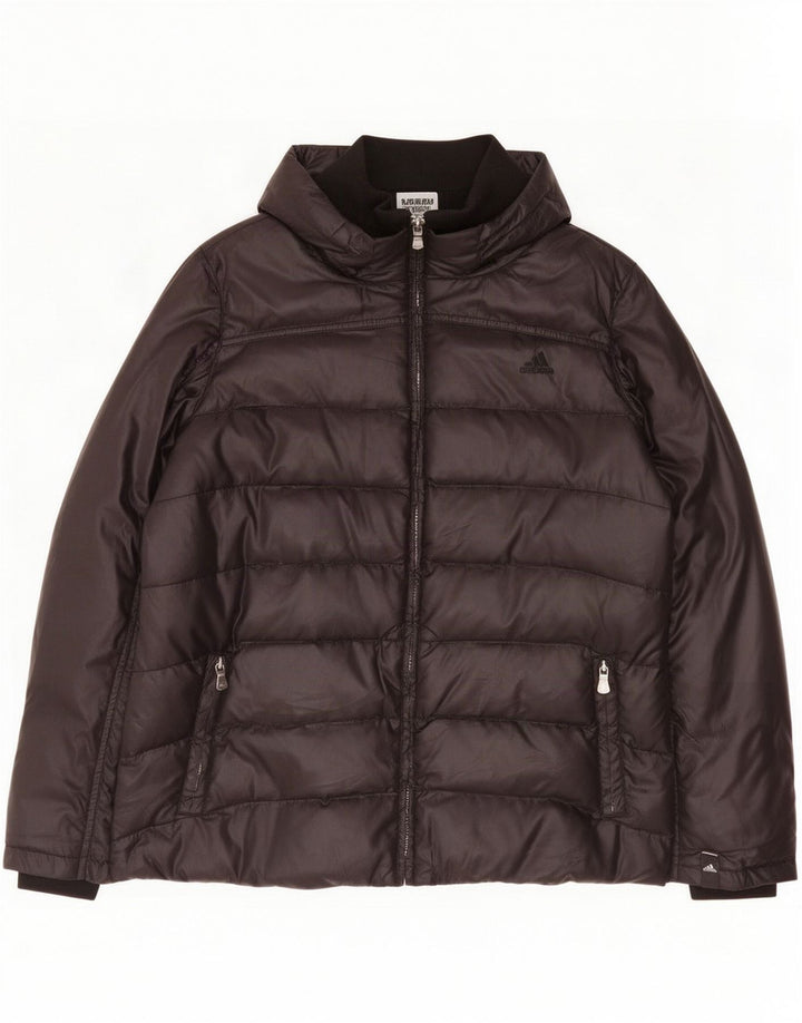 Adidas Veste rembourrée pour femme UK 18 XL Noir Polyester