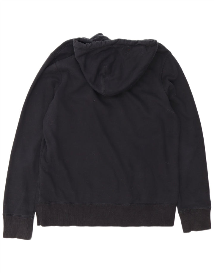 Nike Pull à capuche graphique en coton noir moyen pour homme