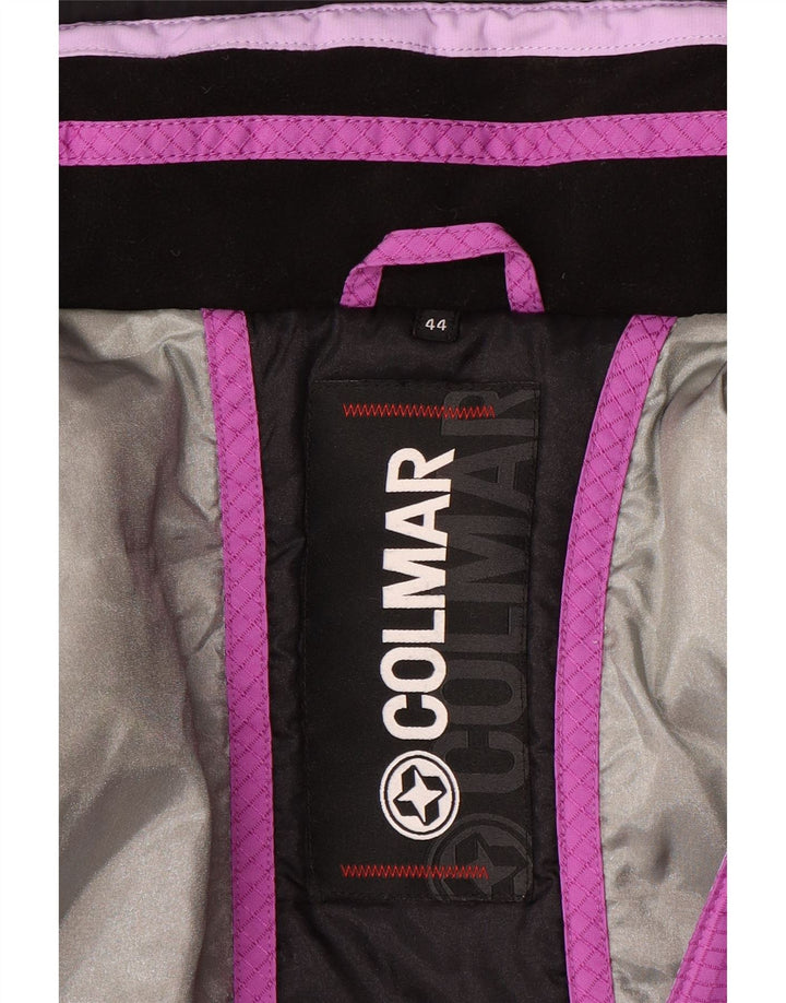 Colmar Veste de ski à capuche pour femme EU 44 Violet moyen Colourblock