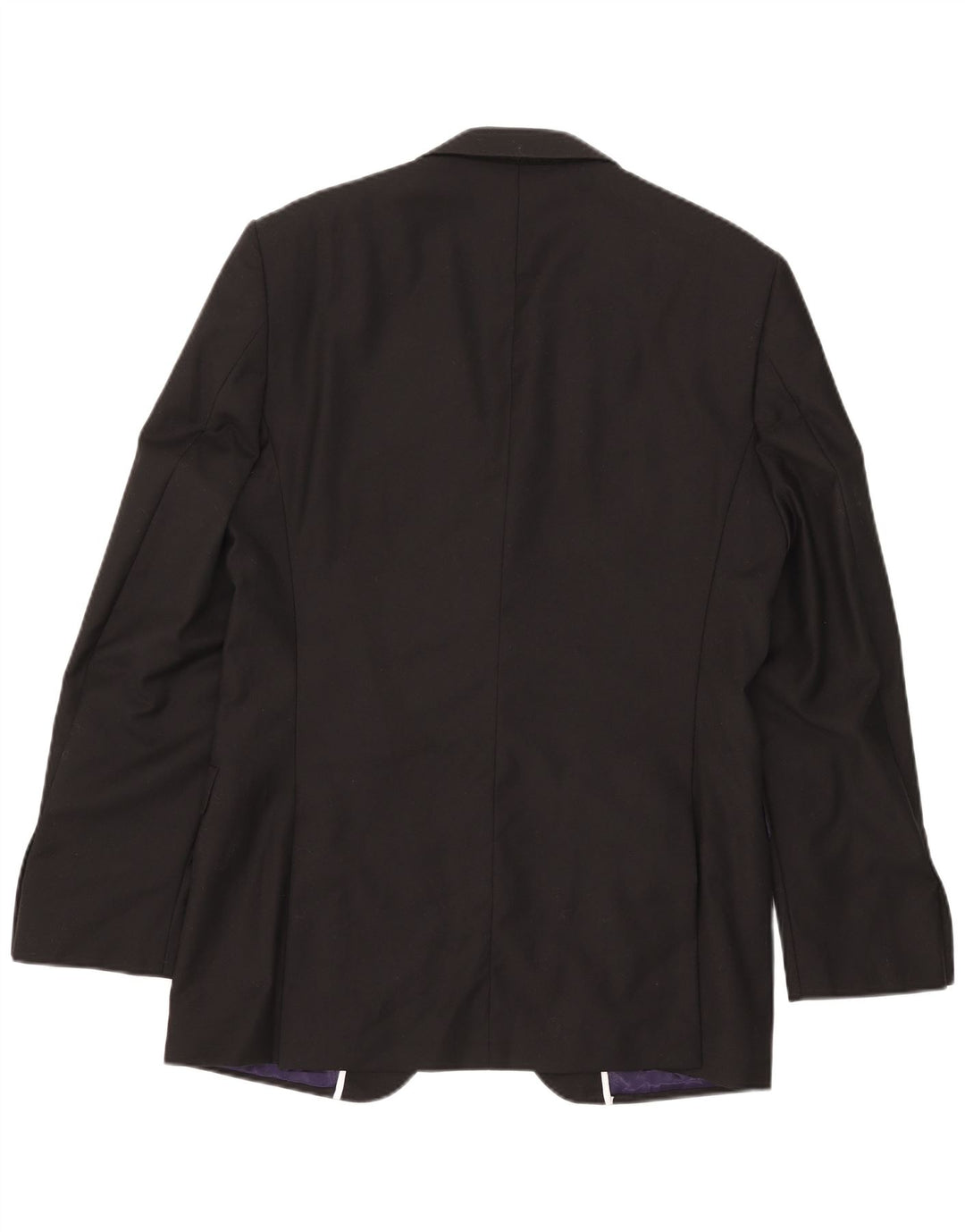 Marks & Spencer Veste blazer longue à 2 boutons pour homme UK 40 laine noire moyenne