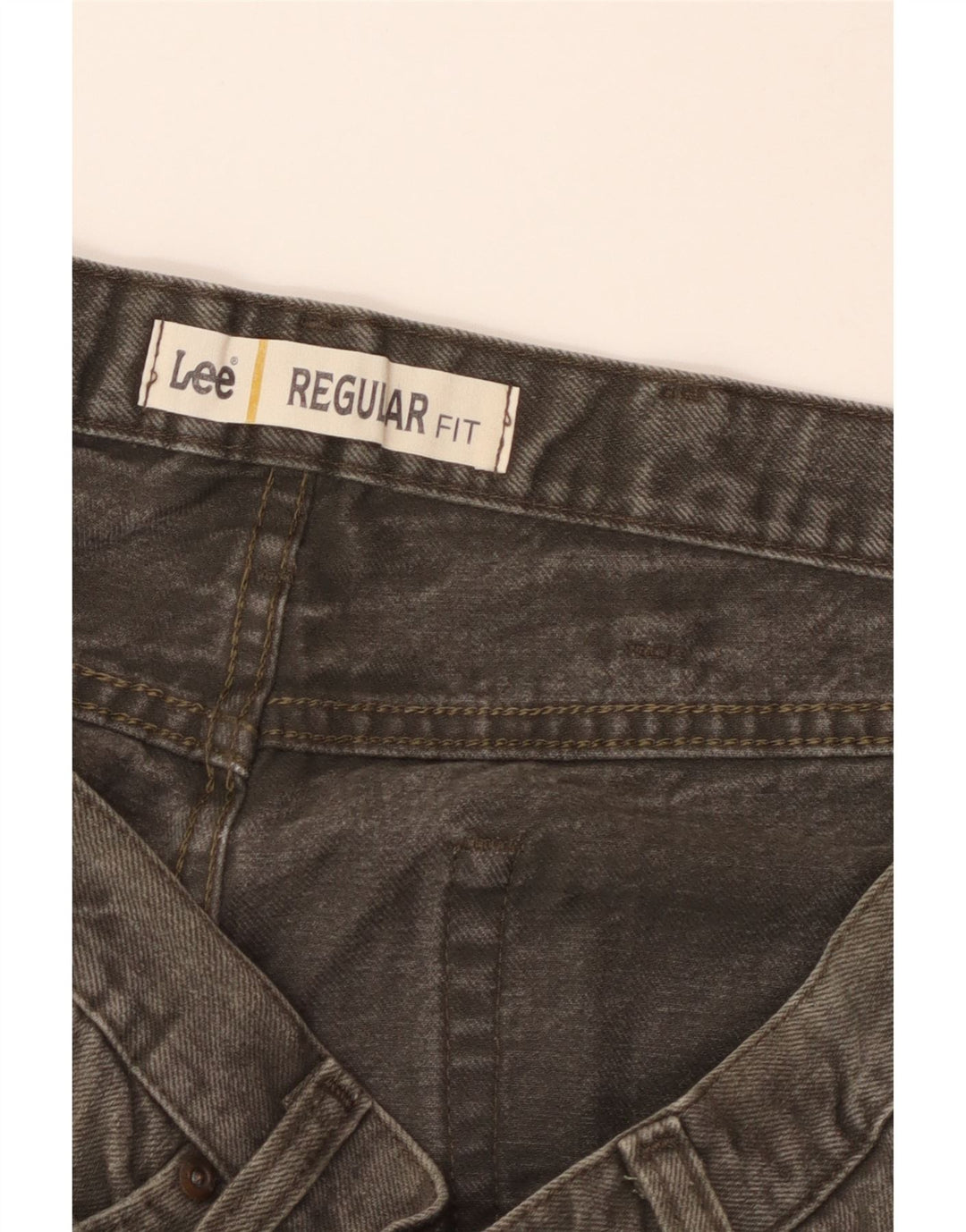 Lee Jean droit coupe régulière pour homme W38 L32 gris