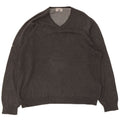 Marks & Spencer Pull col V pour homme XL Gris Coton