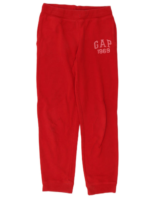 Gap Pantalon De Survêtement Graphique Fille Joggers 12-13 Ans XL Rouge Coton