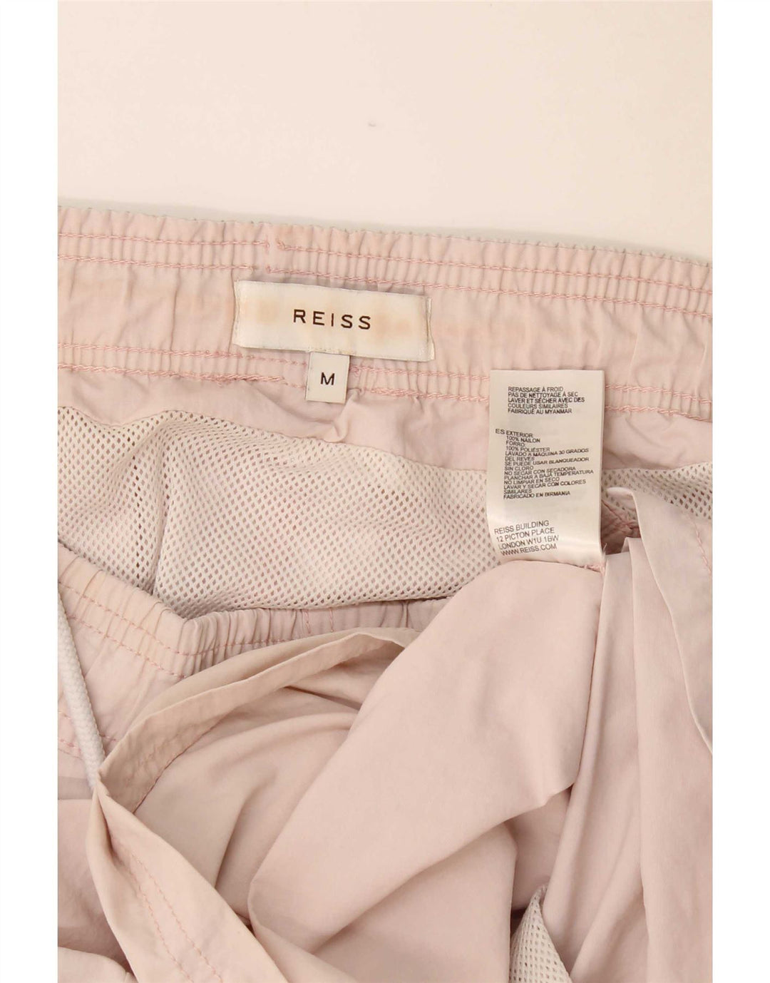 Reiss Short de Bain Homme Nylon Rose Moyen