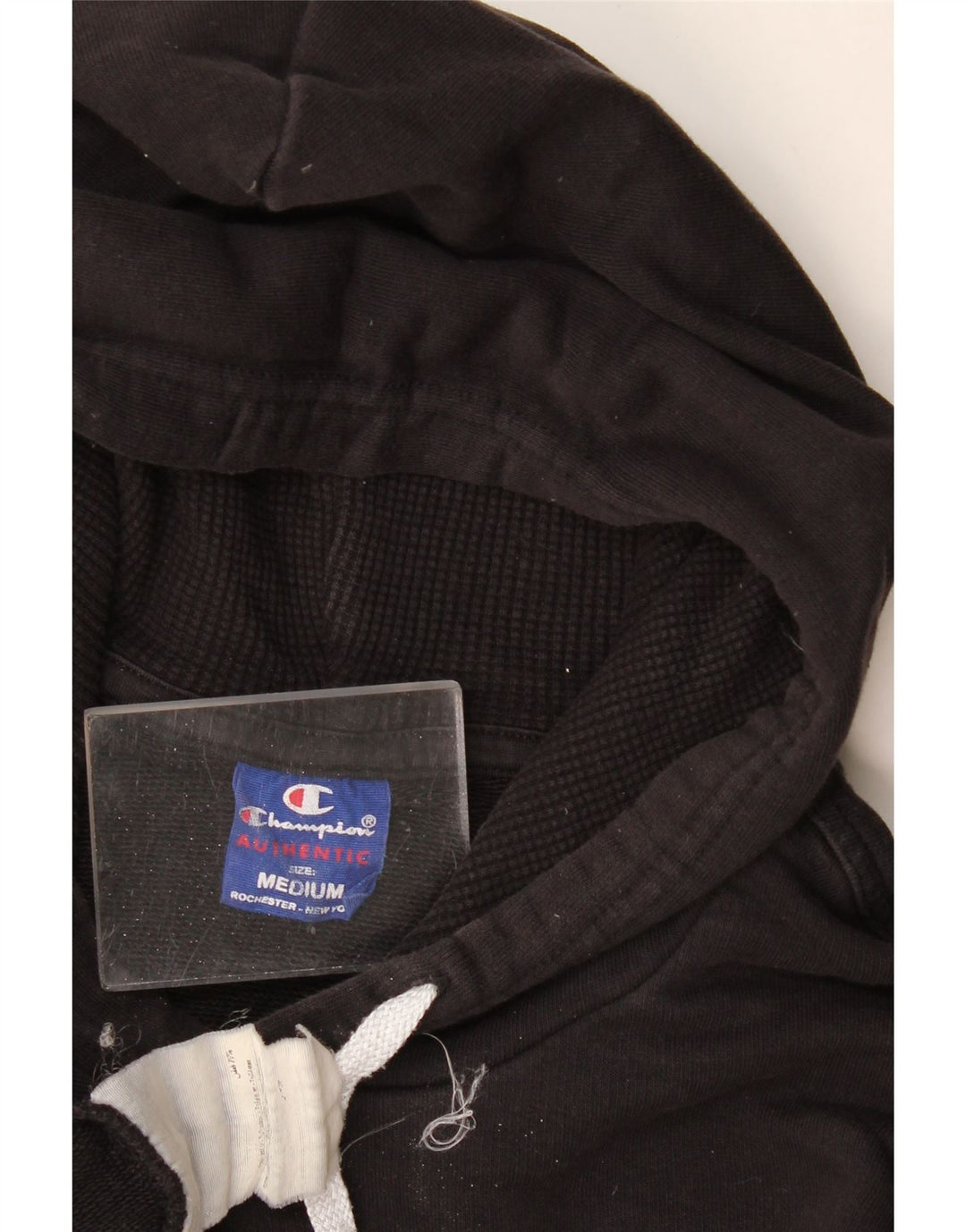 Champion Pull à Capuche Graphique Homme Noir Moyen Coton