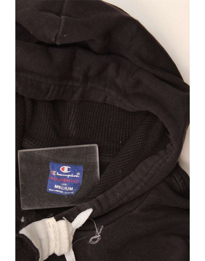 Champion Pull à Capuche Graphique Homme Noir Moyen Coton