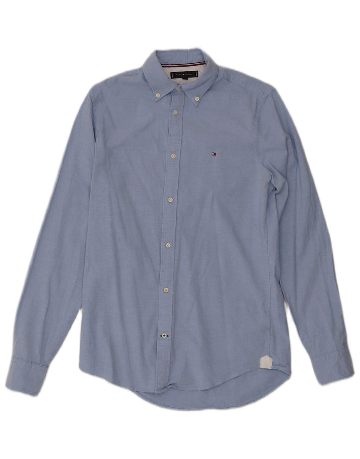 Tommy Hilfiger Chemise Slim Fit Homme Bleu Coton