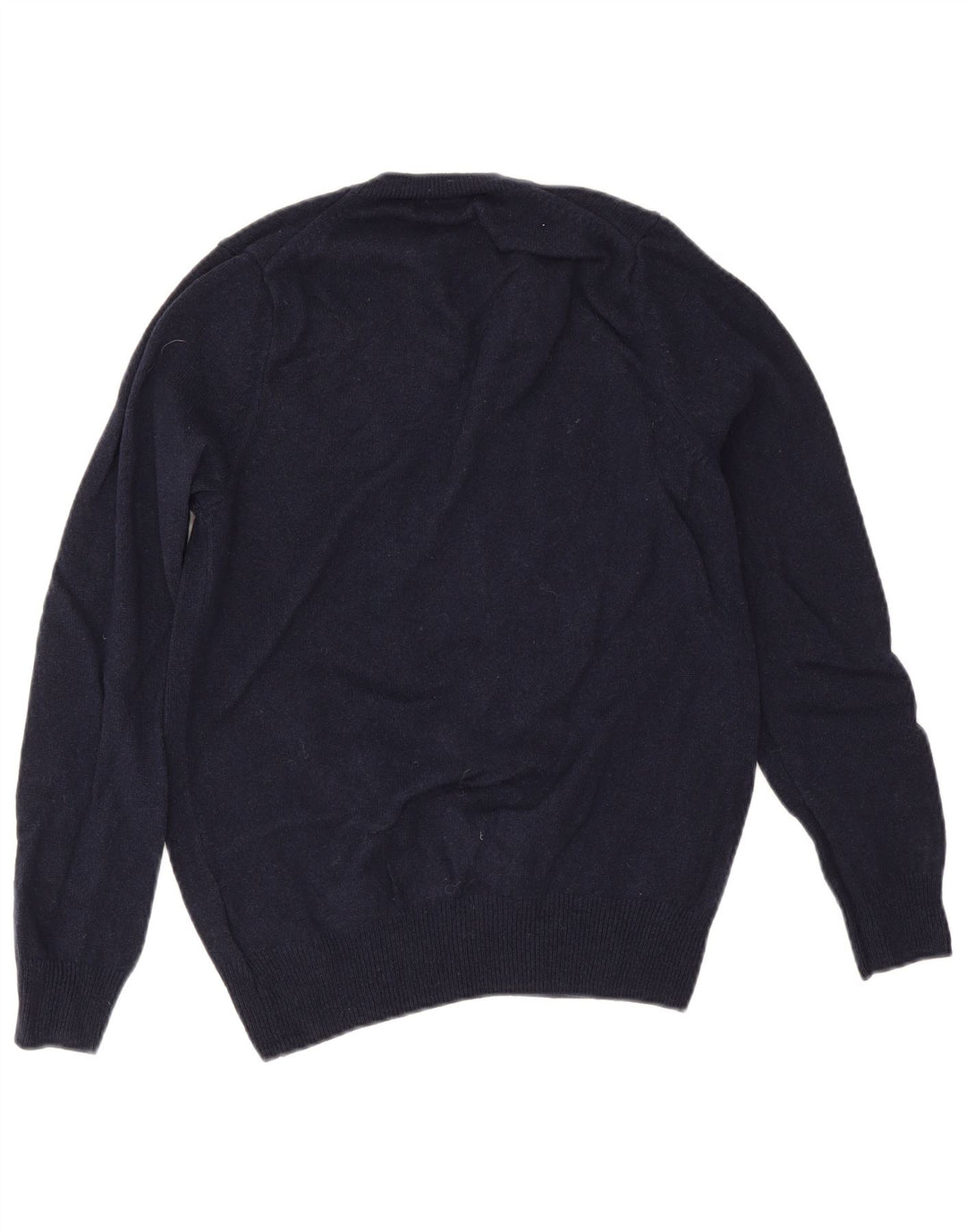 Marks & Spencer Pull col V pour homme en laine bleu marine Taille S