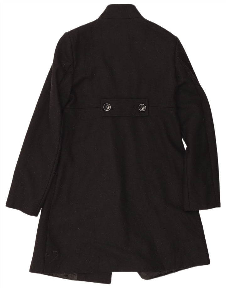 Benetton Pardessus Femme IT 42 Laine Noir Moyen