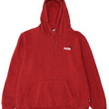 PUMA Pull à capuche pour homme 2XL Rouge Coton