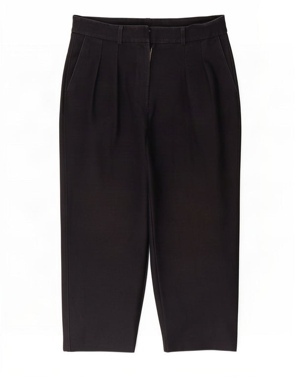Marks & Spencer Pantalon chino court pour femme UK 16 Large W34 L24 Noir