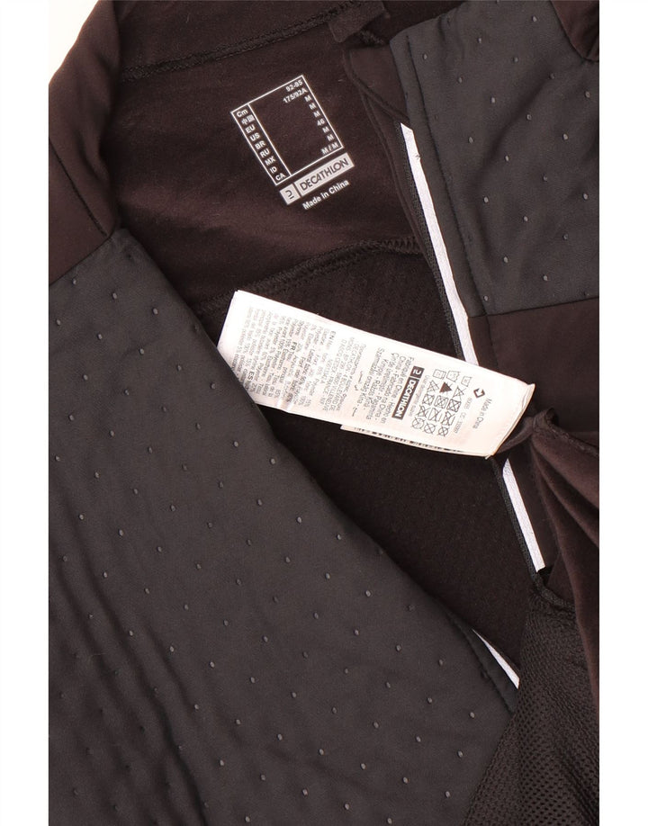 DECATHLON Veste de Survêtement Homme Marron Moyen Colourblock Polyester