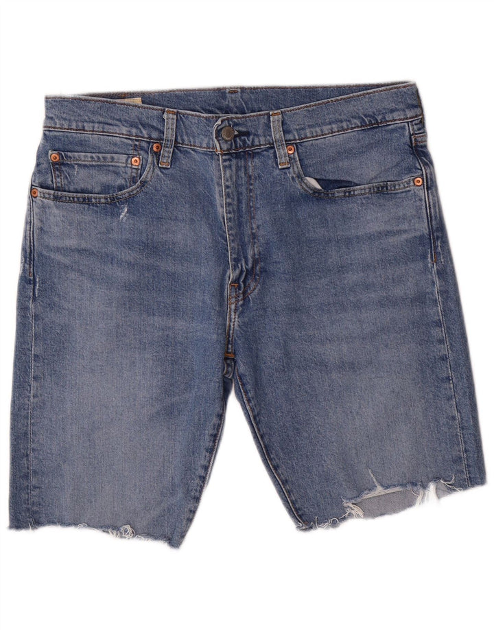 Levi's Short en Jean 512 W34 Homme Bleu Large Coton