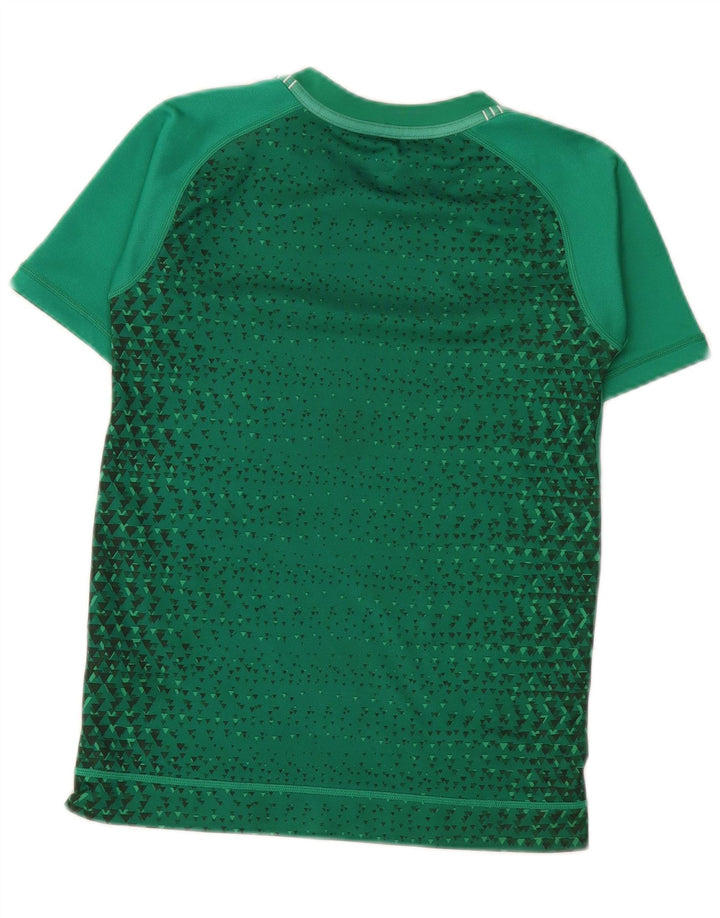 CANTERBURY T-Shirt Graphique IRFU Garçon 11-12 Ans Vert Géométrique