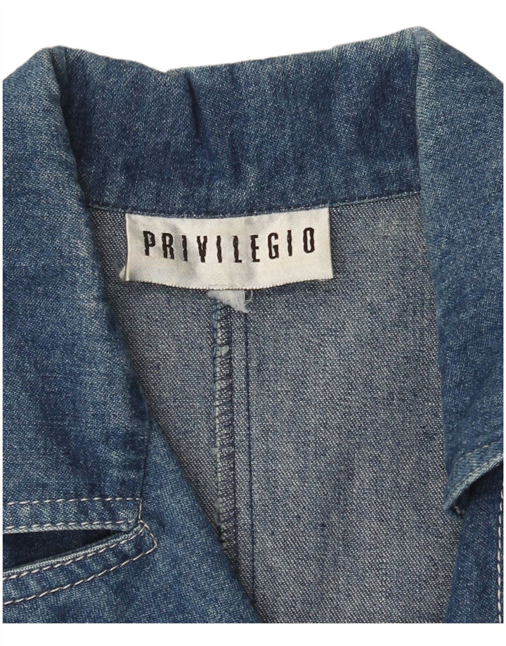 Privilegio Robe en jean pour femme UK 44 Bleu moyen