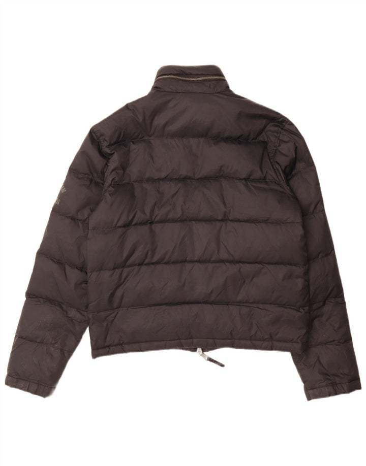 Calvin Klein Jeans Veste rembourrée à capuche pour homme UK 38 Medium Noir Polyamide