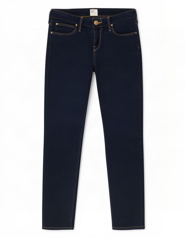 Lee Jean Super Skinny Scarlett Femme W27 L27 Bleu Marine Coton
