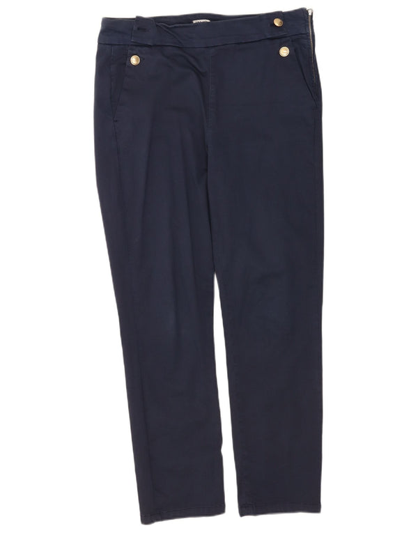 Pantalon Chino Slim Femme Liu Jo W32 L28 Bleu Marine