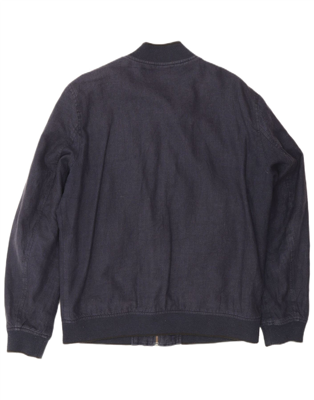 Ted Baker Veste Bomber Homme Taille 4 Grand Lin Bleu Marine