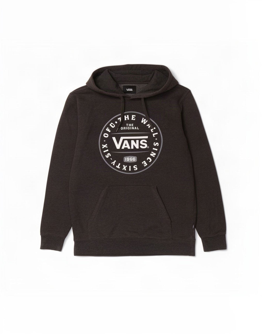 Vans Pull à capuche graphique pour homme Petit gris Coton