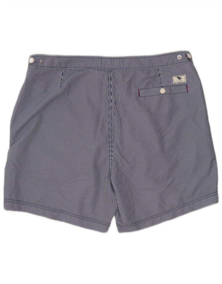 TED BAKER Short Chino Homme Taille 5 XL W38 Bleu Pinstripe Polyester