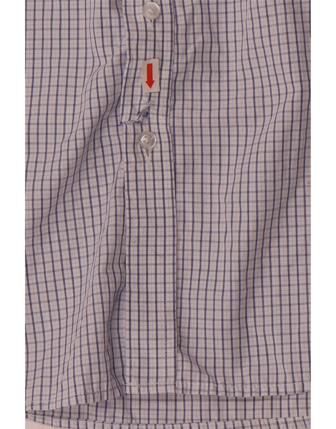 Chaps Chemise coupe régulière pour homme Taille 16 16,5 Grande Viscose Vichy Bleu