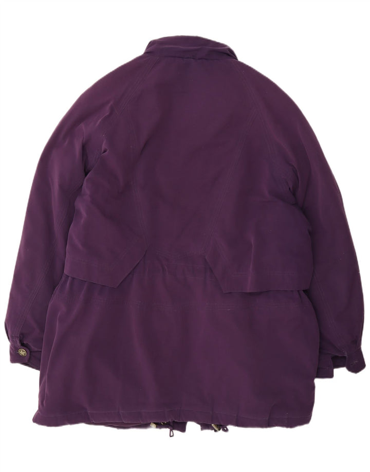 manteau rembourré surdimensionné femme vintage EU 46 XL Polyester violet