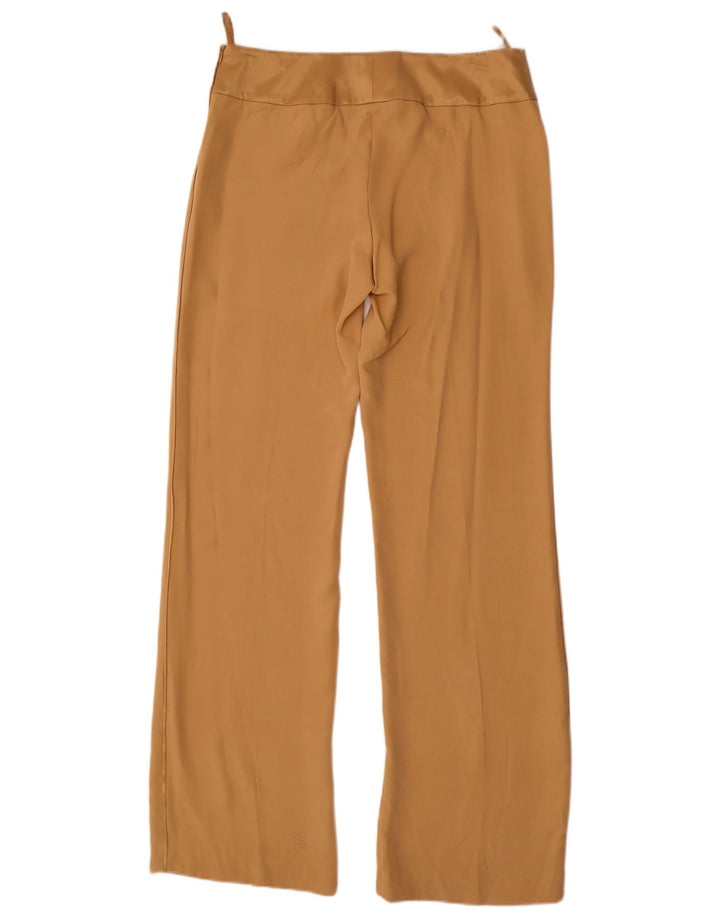 LUISA SPAGNOLI Pantalon décontracté à jambe large pour femme IT 44 Medium W32 L35 Beige