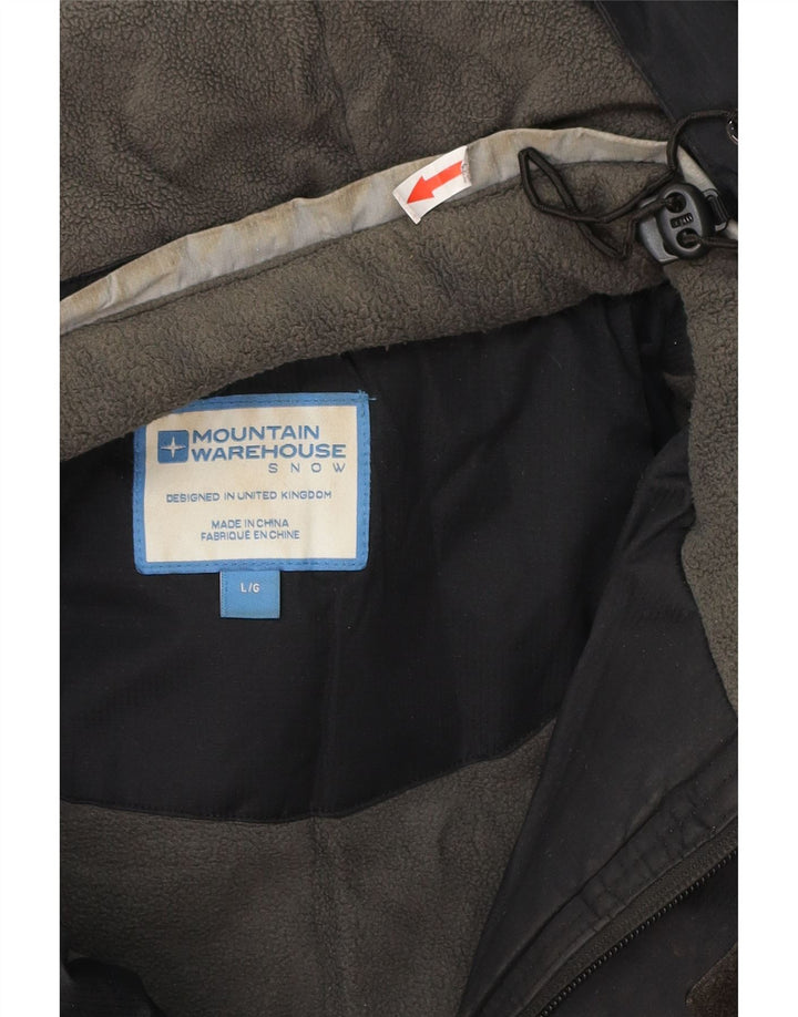 Mountain Warehouse Veste coupe-vent pour homme UK 40 Large Noir Colourblock