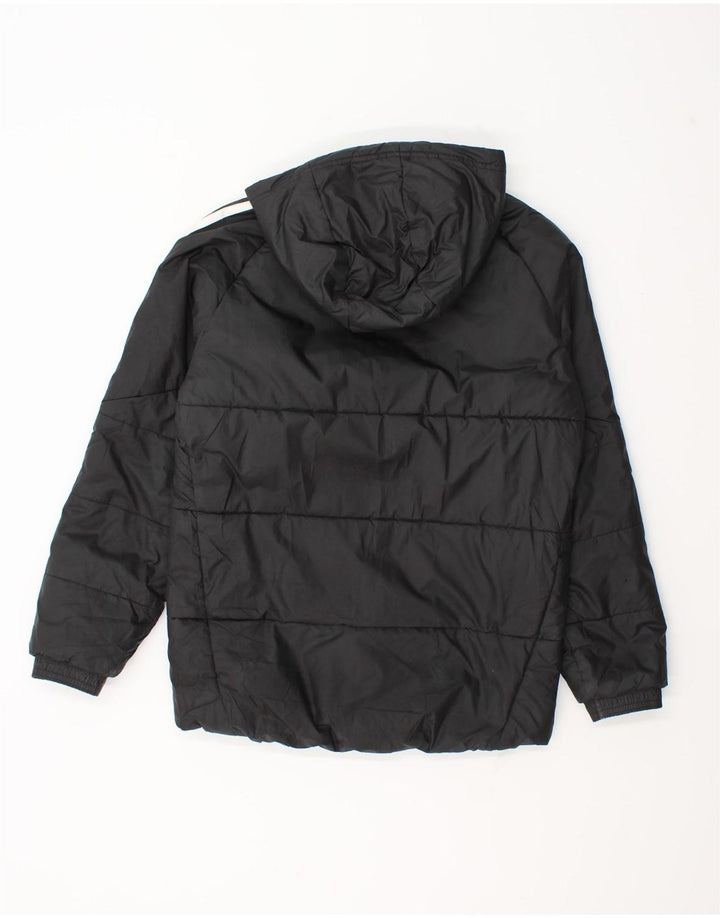 Veste matelassée à capuche Adidas Garçon 11-12 ans Noir Polyester
