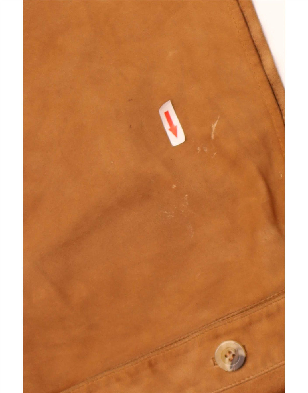 Vintage Veste en daim pour femme IT 42 Cuir beige moyen