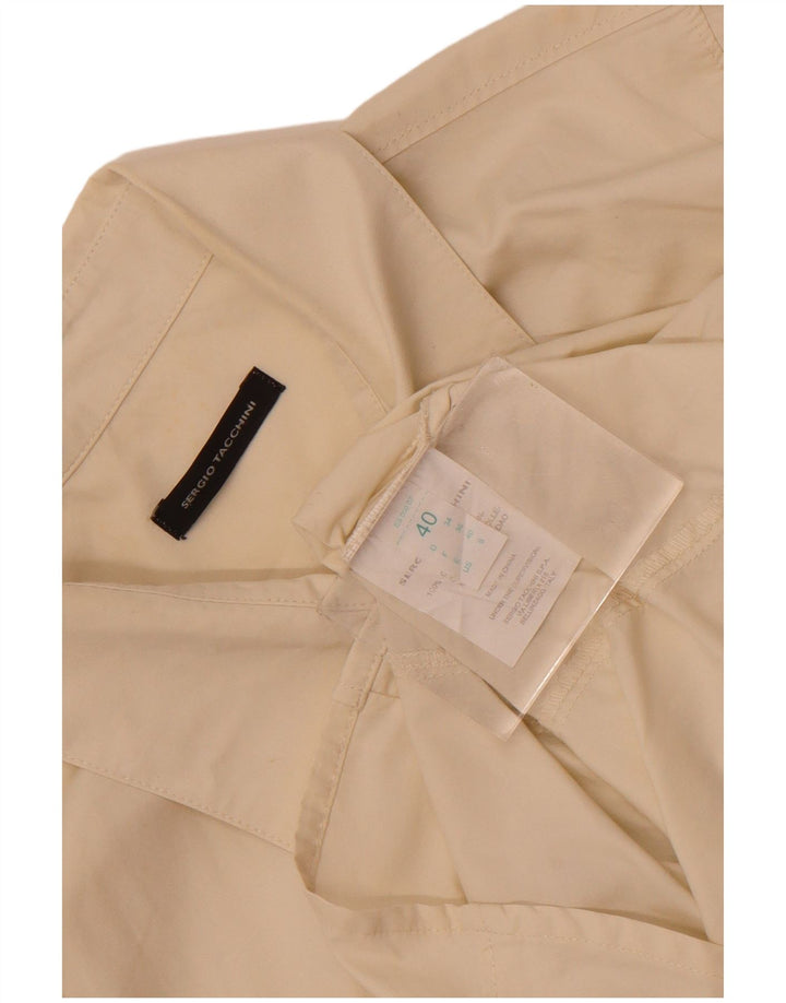 Sergio Tacchini Chemise Femme IT 40 Petit Coton Blanc