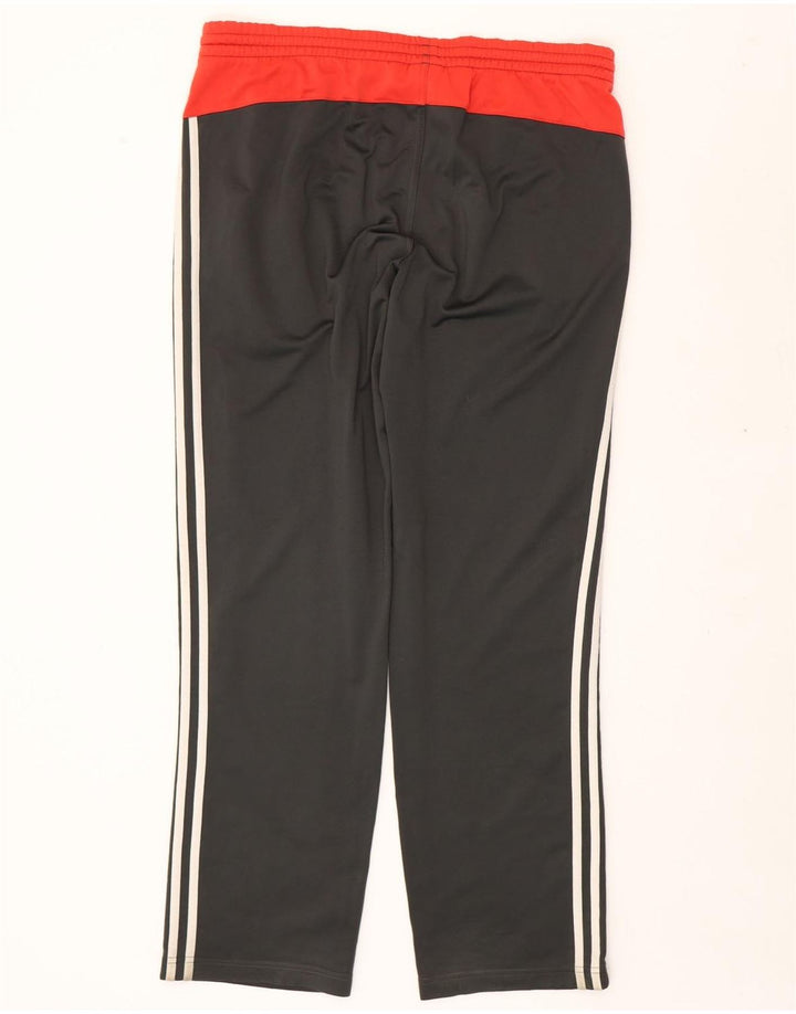 ADIDAS Mens Tracksuit Trousers UK 40/42 Medium  Grey Colourblock Polyester Vintage Adidas and Second-Hand Adidas from Messina Hembry 