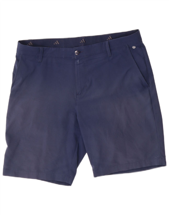 Adidas Short Chino Homme W34 Large Bleu Marine Polyester