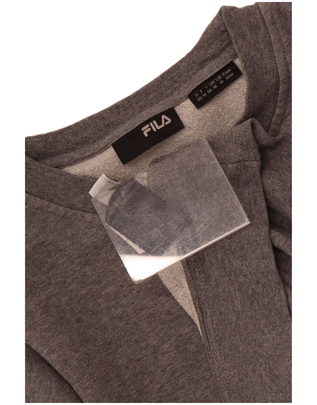 Fila Sweat-Shirt Homme Gris Moyen Coton
