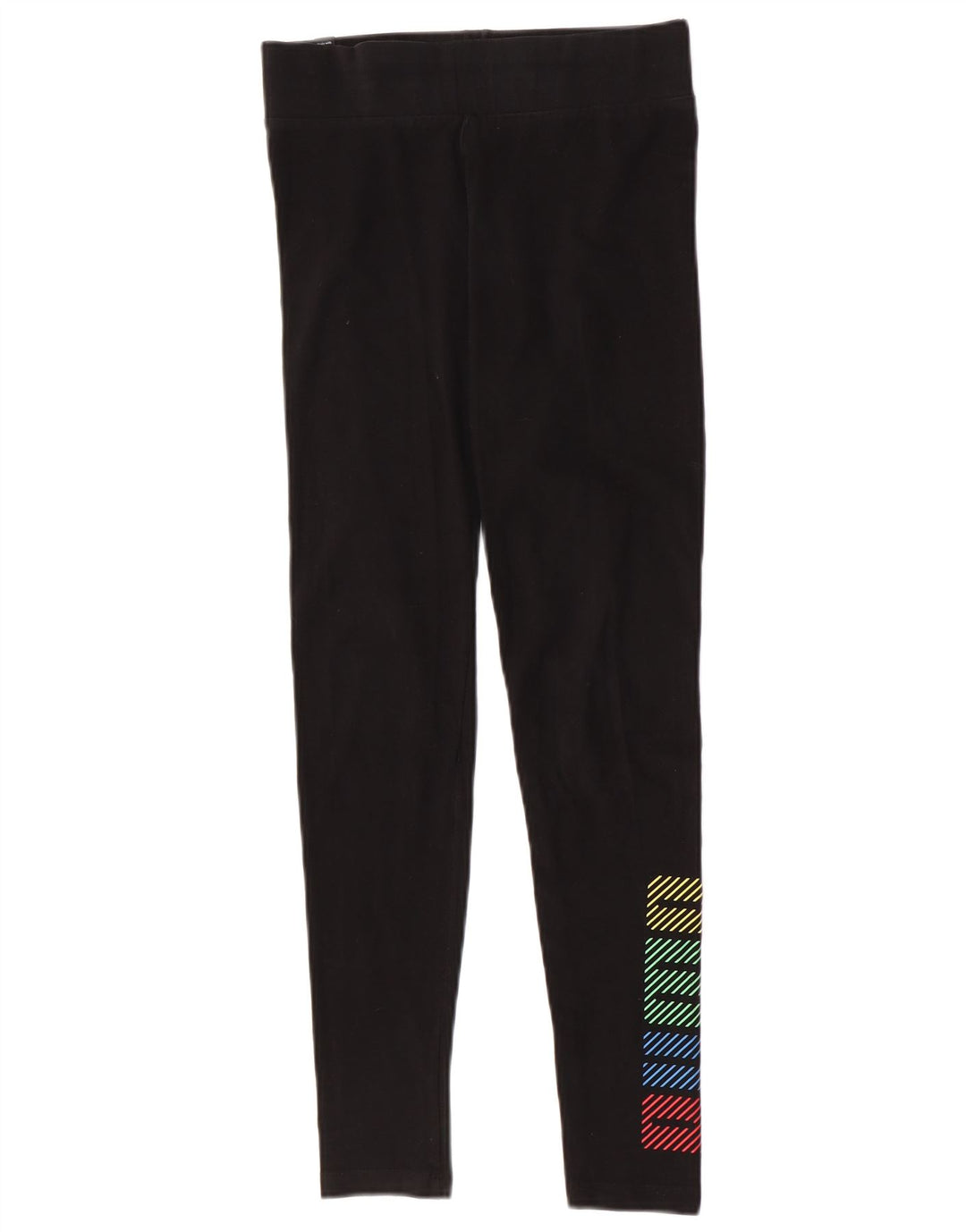 Puma Legging graphique pour femme UK 12 Noir moyen
