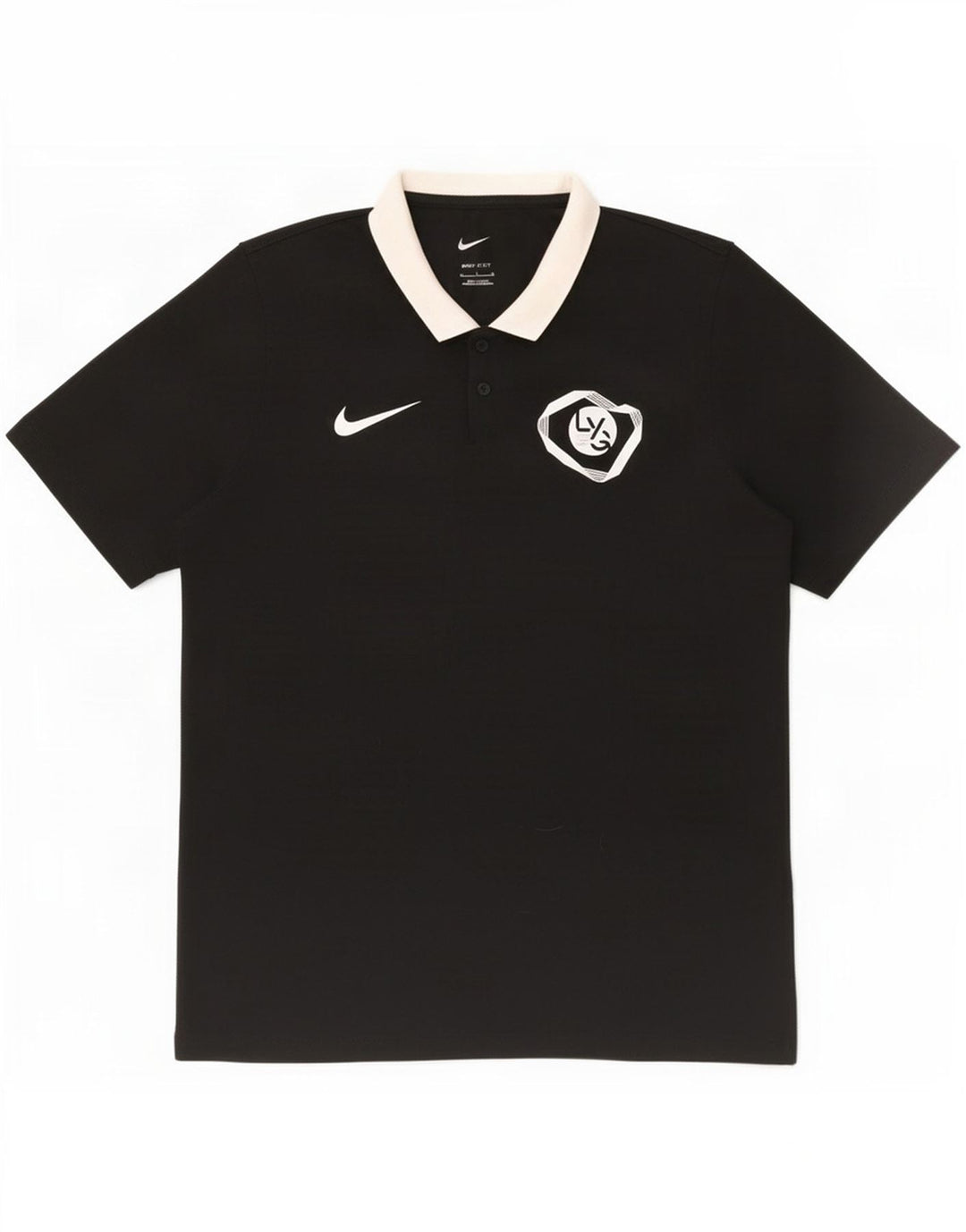 Nike Polo graphique Dri Fit pour homme en polyester noir moyen