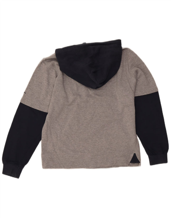 Champion Pull à Capuche Graphique Alabama Homme Petit Gris Coton Colorblock