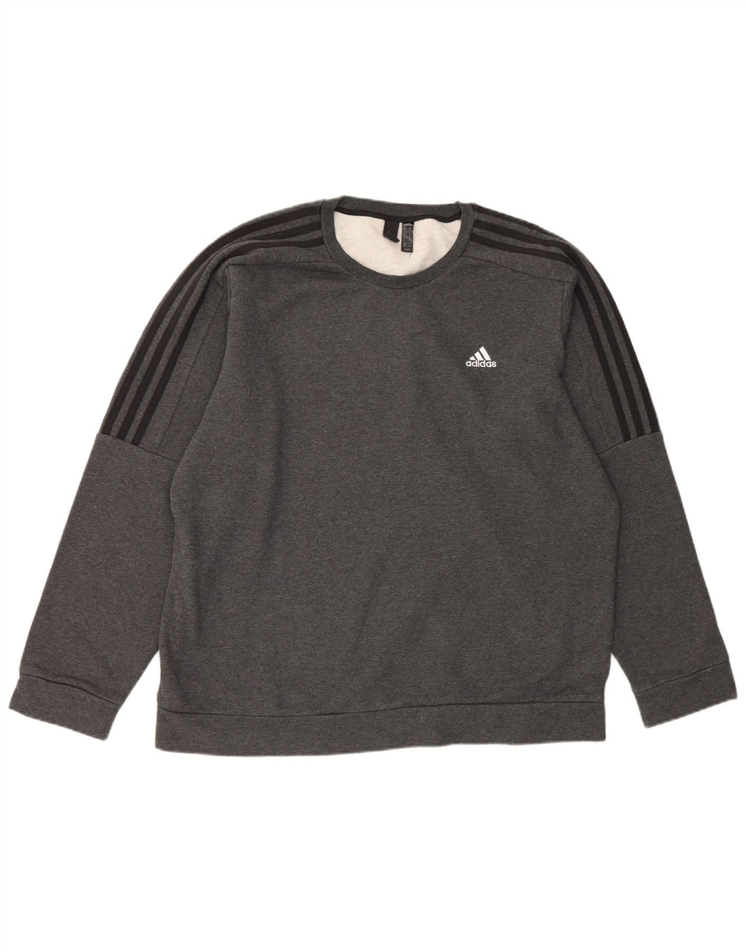 Adidas Sweat-shirt pour homme XL Gris Coton
