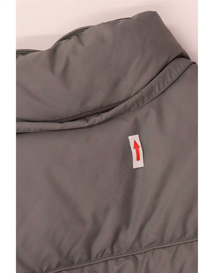 Champion Veste matelassée surdimensionnée pour homme UK 10 Small Gris Colorblock