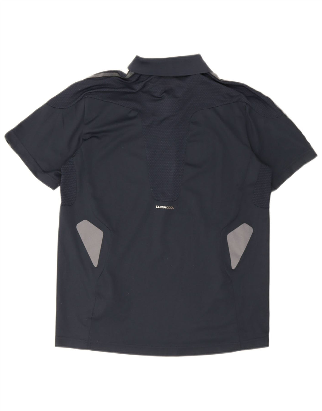 Adidas Homme Climacool Polo Petit Bleu Marine Colorblock Polyester